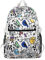 MEELYHOME Graffiti-Rucksack für Mädchen, große Kapazität, für Studenten, niedlich, Schultasche, Teenager, Laptop-Rucksack, lässiger Tagesrucksack
