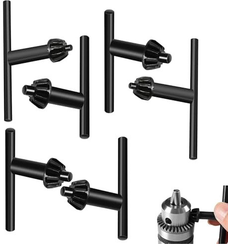 Chiave per mandrino, 6 pezzi mandrino con chiave in metallo, chiave universale per trapano a corona dentata Drill Chuck Key 4/6/10/13/16/20 mm