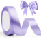 Satinband Lila Lavendel 20mm, 23meters Hellviolett Satinband Satinband Violett Satinbänder Hellviolett Schleifenband Stoffband Für Kunsthandwerk, Ostern Geschenke, Geburtstagsdeko, Bachelorette Party