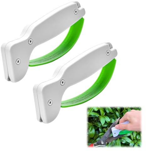 2 Afilador de Cuchillos Profesional,Knife Sharpener,Afilador de Cuchillos de Bolsillo Portátil,Afilador de Cuchillos de Mano para Cuchillos de Cocina y Exteriores,Diseño Ergonómico,Fácil de Usar