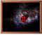 arte-tuo Bilderrahmen Rubin + 60x90 cm + Kupfer Metall Optik + entspiegeltem Antireflex Kunstglas + Puzzle Kunstdruck Poster