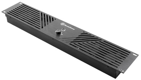 SilverStone Technology RCP2B-480, Module de ventilateur externe 2U équipé de 4 ventilateurs de 80 mm, spécialement conçus pour les racks de 19 pouces, SST-RCP2B-480