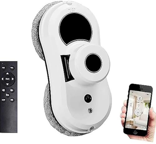 BTAISYDE Robot Limpiacristales,Robot Limpiacristales Inteligente con App y Mando a Distancia,Limpiacristales Automático Inteligente