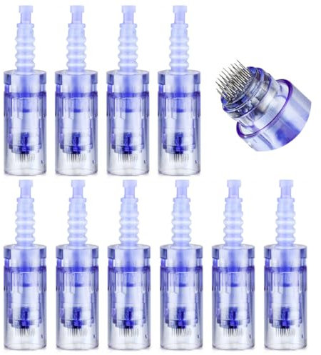 EYVRPAU 10 Pièces Microneedling, De Remplacement, Dermapen Cartouches, Pièces de rechange Dermapen,Pour Micro Needle Appareil Pen, Derma Stylo (36 Pins) Visage, Derma Pen