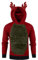 Herren-Weihnachtspullover - Weihnachtsmann Kapuzenpullover Langarmshirt Modern Sweater Lustig Schneeflocken Rentier Unisex 3D Hässliche Weihnachtspullover Multicolor Holiday Sweater 2024