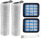 Ytaland Ersatzteile Zubehör für BISSELL CrossWave OmniForce 3912N & OmniFind Kabelloser Nass- und Trockensauger, 2 Walzenbürste, 2 Filter