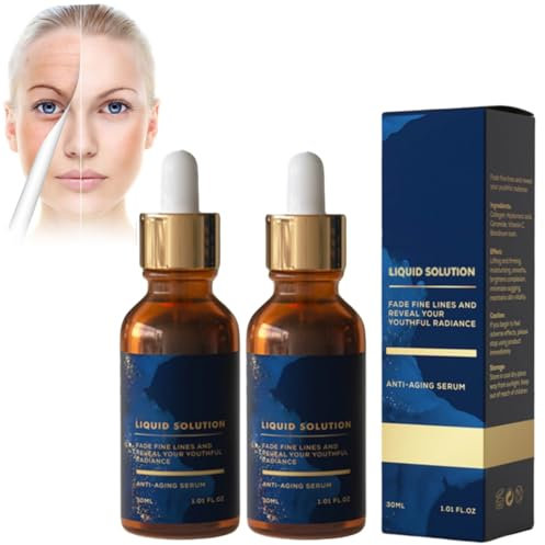 Bo-tox Serum Das Original, Bo-tox Serum Soforteffekt Gesicht, Bot-ox Face Serums for Deep Wrinkles, Bot-ox Liquid Anti Aging Solution Serums for All Skin Types (2 Stück, Einegröße)