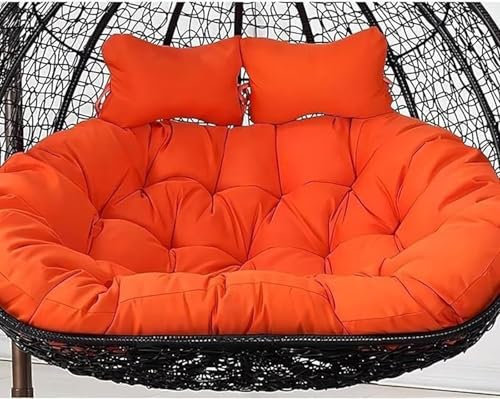 Double Hammock Swing Chair Cushion Replacement, 2 Seater Egg Chair Cushion, Outdoor Patio Wicker Loveseat Hanging Swing Egg Chairs (Only Cushion)(G,150 * 110cm/59 * 43in)