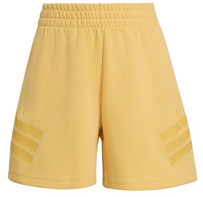 adidas Women's Future Icons Three Stripes Short, Semi Ice Tangerine, XL