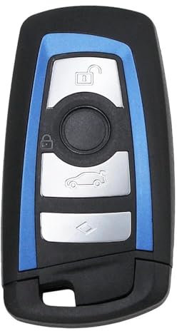 Car Key Shell Case For BMW For CAS4 F 3 5 7 Series E90 E92 E93 For X3 For X5 F10 F20 F30 F40 550i GT 3/4B Remote Car Key Shell Case Housing(Color1)