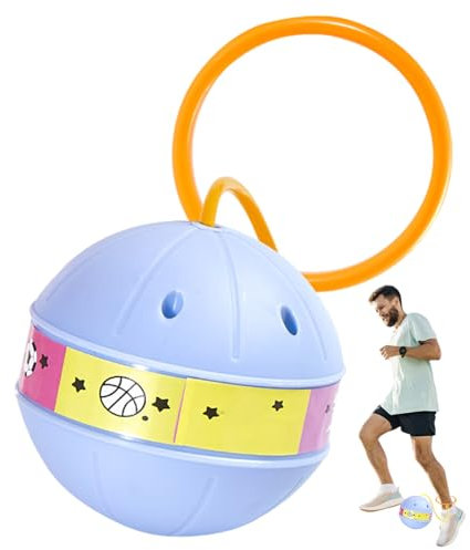 Ankle Jump Rope Game - Skipping Sports Toy, Light-Up Bouncer Ball | LED Motion Swing, Colorful Foot Spinner, Active Outdoor Challenge, Exercise Coordination Trainer, Playground Fun for Kids