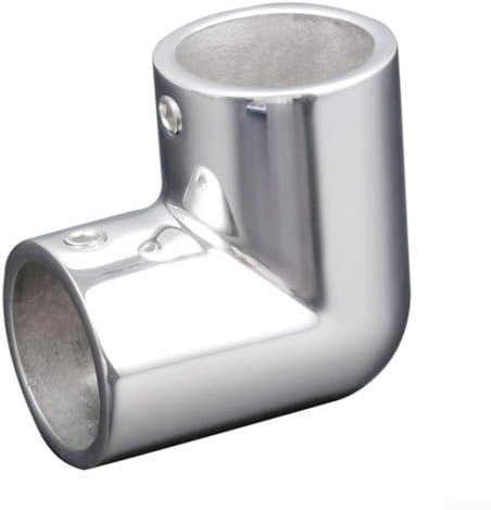 Jotekonoby Marine Grade 316 Edelstahl Boot Handlauf Rohrverbinder Ellenbogen Rohr Gelenk für Yachten 22 mm 25 mm 30 mm hochglanzpoliert einfache Installation (30 mm)