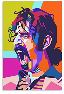 MINGYANMAO Wanddeko Poster 60 * 80cm Frank Zappa Poster Soggiorno Camera da letto Pittura Opera d'arte Senza Cornice
