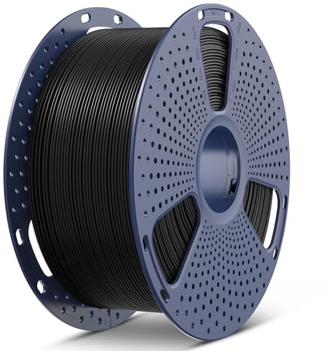 SUNLU 3KG PLA High Speed Filament 1.75mm, 3KG Spule Schwarz | Schnell Drucken bis 600mm/s, Großspule für Lange Drucke, 3D Drucker Filament PLA, Maßgenauigkeit ±0.02mm