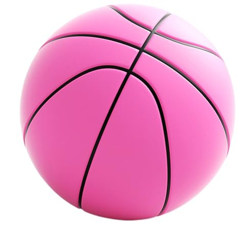 Generisch Leiser Basketball, Schaumstoffbasketball | 3D Soft Basketball Ball Silent Ball | Hochdichter Schaumstoffball, Heller, gedämpfter für Spiel, Training, Kinder, Teenager, Erwachsene