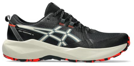 ASICS Gel-Venture 11 Laufschuhe Trailschuh Herren schwarz - Black/Light dust 42
