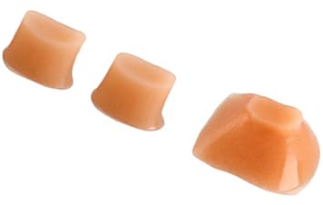 CATIEBYE 3 Stück Flöten Trillerklappen Puffer aus Flexiblem Silikon und Kork Ersatzteile für Querflöte Leichtes Musikzubehör für Flötenspieler