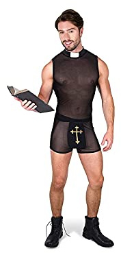 Generique - Sinful priest costume for men- M