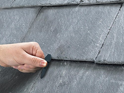 SlateStraps (5 Pack) Slate Roof Repair Clips - Pack of 5 Tingles Roofing Straps. Stronger Than Copper Straps