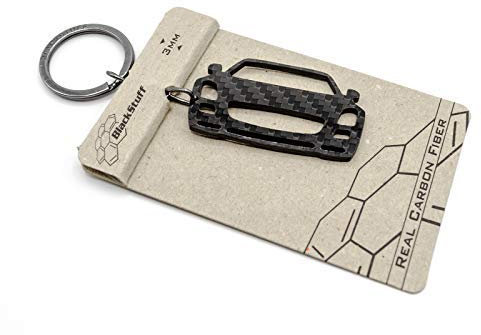 BlackStuff Carbon Karbonfaser Schlüsselanhänger Kompatibel mit SLS AMG BS-770