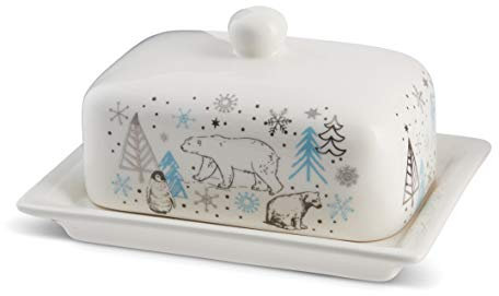 Cooksmart 1562 On a Frosty Winter Morninng Butter Dish