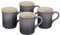 Le Creuset Stoneware Set of 4 Mugs, 14 oz. each, Oyster