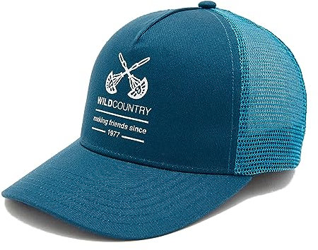 Wild Country Session Cap Blau - Klassische lässige Trucker Cap, Größe One Size - Farbe Reef