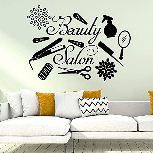 Wall Stickers, Barber Shop Home Decoration Wall Stickers, Hair Nails, Nails, Art, Beauty Salons, Wall Stickers Wallpaper, DIY, Wall Stickers 50X75Cm