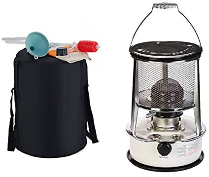 Petroleum Heizer Mit Umfallschutz Heizstrahler, Große Petroleumofen Heizung, Kerosinölheizung Tragbarer Effizienter Campingkocher Zum Heizen, Campingkocher Aus Edelstahl Effiziente Heizung, 4.6L / 6L