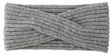 PIECES Damen Pcjeslin Wool Headband Noos Bc, Light Grey Melange, Einheitsgröße