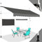 RELAX4LIFE Tenda da Sole per Esterno con Morsetto senza Forare, Telaio Telescopico, Telo Anti-UV, Altezza e Inclinazione Regolabile, Ideale per Balcone e Terrazzo (Grigio, 400x175cm)
