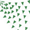 32Ft Wimpelkette Grün und Weiß Banner Party Dekorationen Dreieck Flagge Stoff Wimpel Girlande für Weihnachten Hochzeit Geburtstag Zuhause Kindergarten Outdoor Garten Hängende Festivals Dekoration