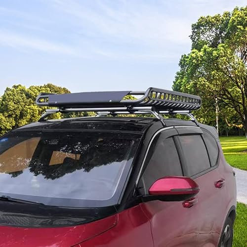2 x Auto-Querträger-Dachträger, für Renault Trafic (2014 on), Gepäcktransport Reisen Camping Crossbar Roof Racks, Abschließbar Relingträger LastenträGer