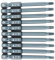 Dreikant-Schraubendreher-Bit, Kopf-Schraubendreher-Bit, Schraubendreher-Bits, 10 Stück Dreikant-Schraubendreher-Bits, Länge 65 Mm, Schraubendreher-Bit-Sets