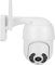 2in PTZ a Prueba de Agua, 1080P WiFi 8 Luces Seguridad Mini Cámara Domo Trabajo de Vigilancia con Icsee 110 240VUS
