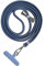 Cordino per Cellulare Universale,Regolabile Cordino da Collo Nylon Catena Collana Tracolla con Toppa di Fissaggio Compatibile con Smartphone dei Casi,Grigio blu