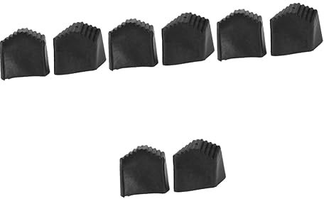 Housoutil 8pcs Non Ladder Cover Rubber Mat Floor Protectors for Chairs Tables Ladder Supplies for Home Office Use