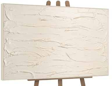 YS-Art XXL Abstrakt Acrylbild Schleier handgemalte Minimalismus
