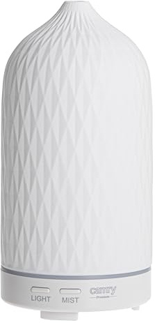 Camry CR 7970 Ultraschall-Aromadiffusor 3in1, 3 Funktionen: Aromatherapie, Schonende Befeuchtung, Stimmungslampen,Ultraschallfrequenz: 2,4MHz, Fassungsvermögen: 100ml, Befeuchtungsleistung: 20-30ml/h