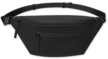 GASTON LUGA Spläsh Bum Bag - Minimalistische Sporttasche für alle Ihre Bedürfnisse. - Schwarz, BlackOne, minimalistisch