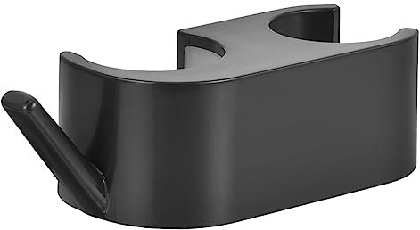 UKCOCO Straight Hook Shower Slide Bar Clamp Easy Install Dual Buckles Shower Tube Holder for Bathroom