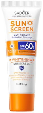 JAWSEU Sonnencreme LSF 60+ Feuchtigkeitsspendende Sonne Sonnenschutzlotion Sonnenmilch SPF 60+ Sun Lotion Sonnencreme Moisturizer