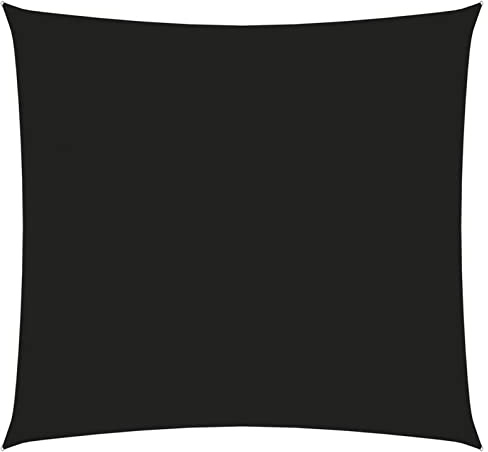 Rantry Sonnensegel, quadratisch, Oxford-Gewebe, Schwarz, 2,5 x 2,5 m, Sonnensegel, wasserdicht, winddicht, UV-Schutz, für Terrasse, Garten, Outdoor, Terrasse