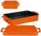 Flavehc Casserole Dishes for Oven Cast Iron Baking Dish With Skillet Lid 9X13 Lasagna Pan 2-In-1 Cast Iron Skillets Cookware Set