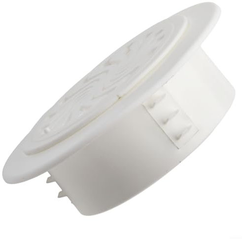 Besttoolifes Cache-trou de climatisation - Couvercle décoratif en plastique - Grille de ventilation murale (80 mm)