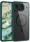 BENTOBEN Coque pour OnePlus Nord 4,Étui Magnétique avec Protection Bumper Antichoc de Grade Militaire,Dos Transparent Anti Rayures Housse Fine Coque OnePlus Nord 4 5G-Vert
