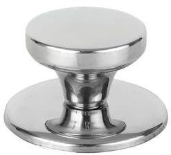 6 Stück Topfdeckelgriff, Ersatzgriff Für Deckel Kochtopf Ersatzteile Universal Pan Lid Cover Knöpfe Topfgriffe Ersatz (Silber)