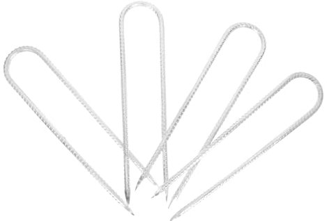 OHPHCALL 4stücke Bodenanker Aus Stahl Für Trampoline U-förmige Pfähle Zur Befestigung Trampolin-ersatzteile Und Befestigungswerkzeuge Robust Und Langlebig