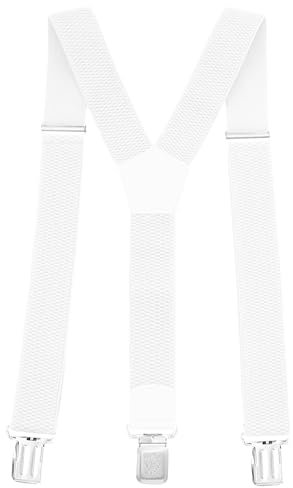Glamexx24 Hosenträger für Herren Einstellbar und Elastisch, Y Form, Breit 4 cm mit 3 Starken Clips Einheitsgröße Hosenträger für Männer und Damen