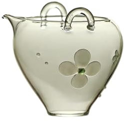 Huayu - Vaso de cristal hecho a mano de estilo japonés de 300 ml